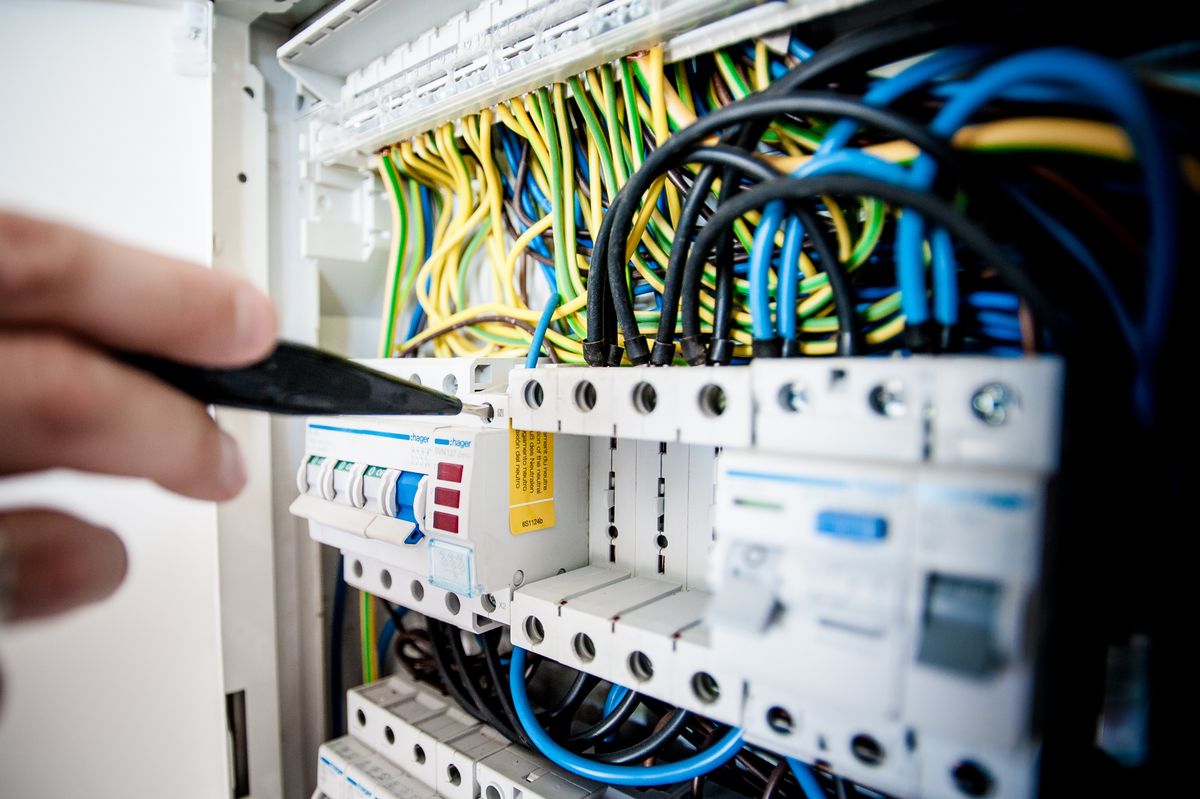 Professional electrical works — wiring, lighting installation